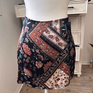 Rustic mismatch skirt